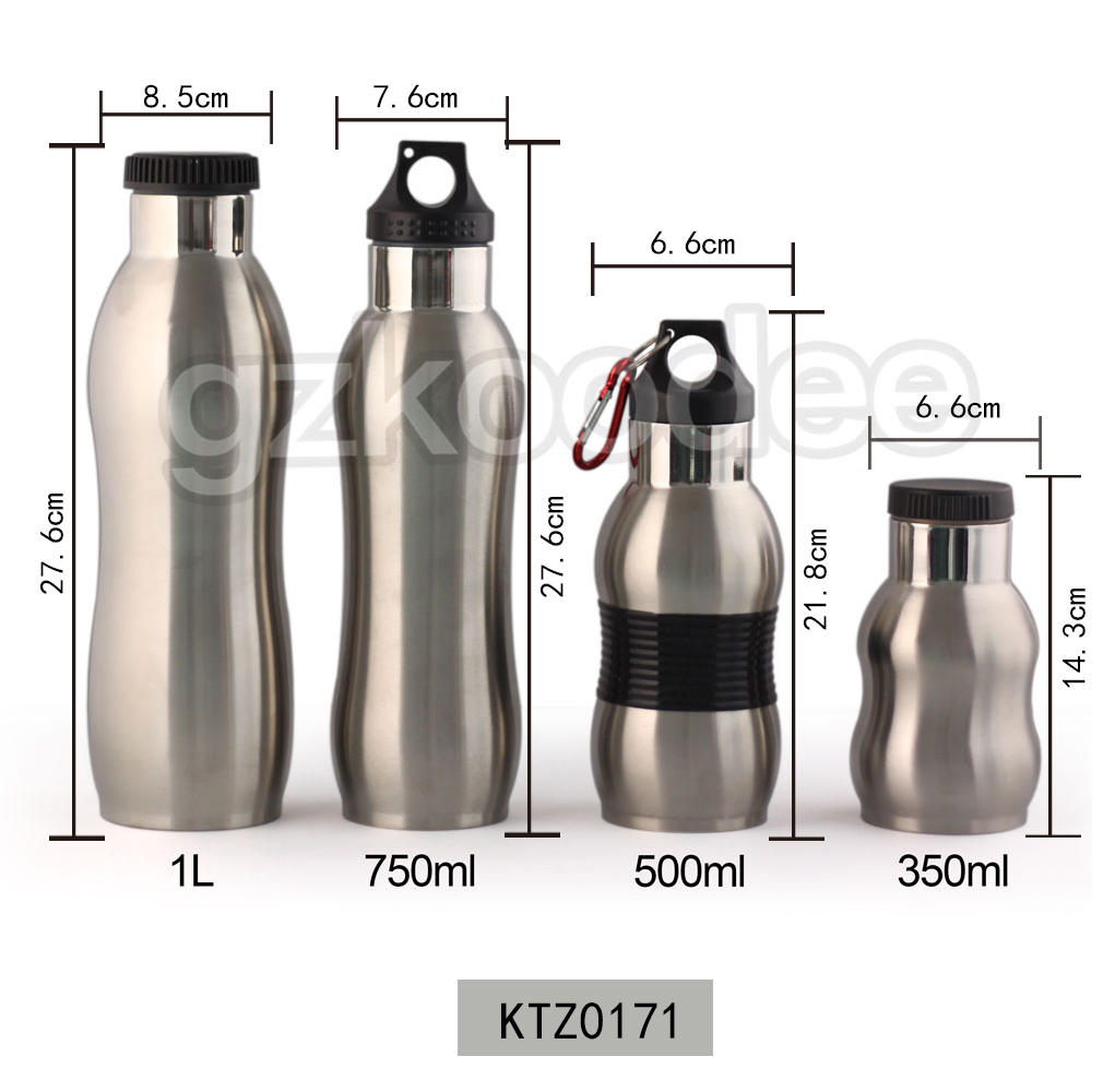 Featured stainless steel water bottle: