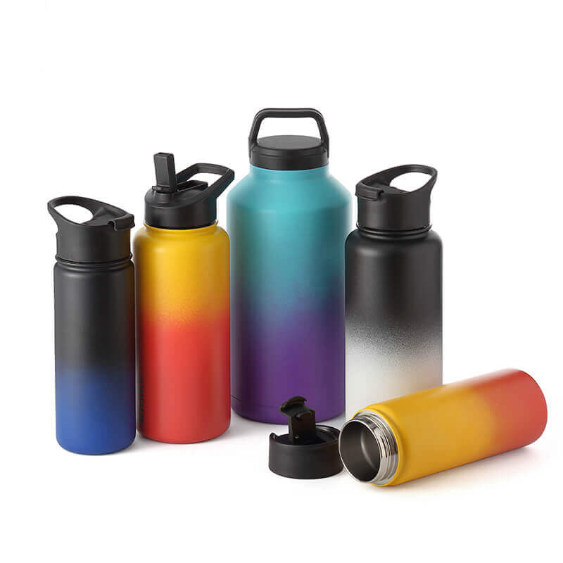 Featured Powder Coating Wide Mouth Stainless Bottle